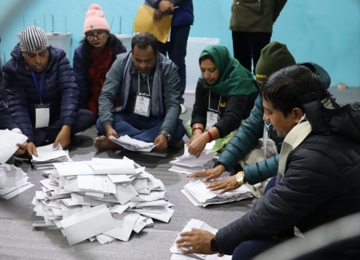 कास्की निर्वाचन क्षेत्र नं २को प्रतिनिधिसभामा घण्टीको तिब्रता