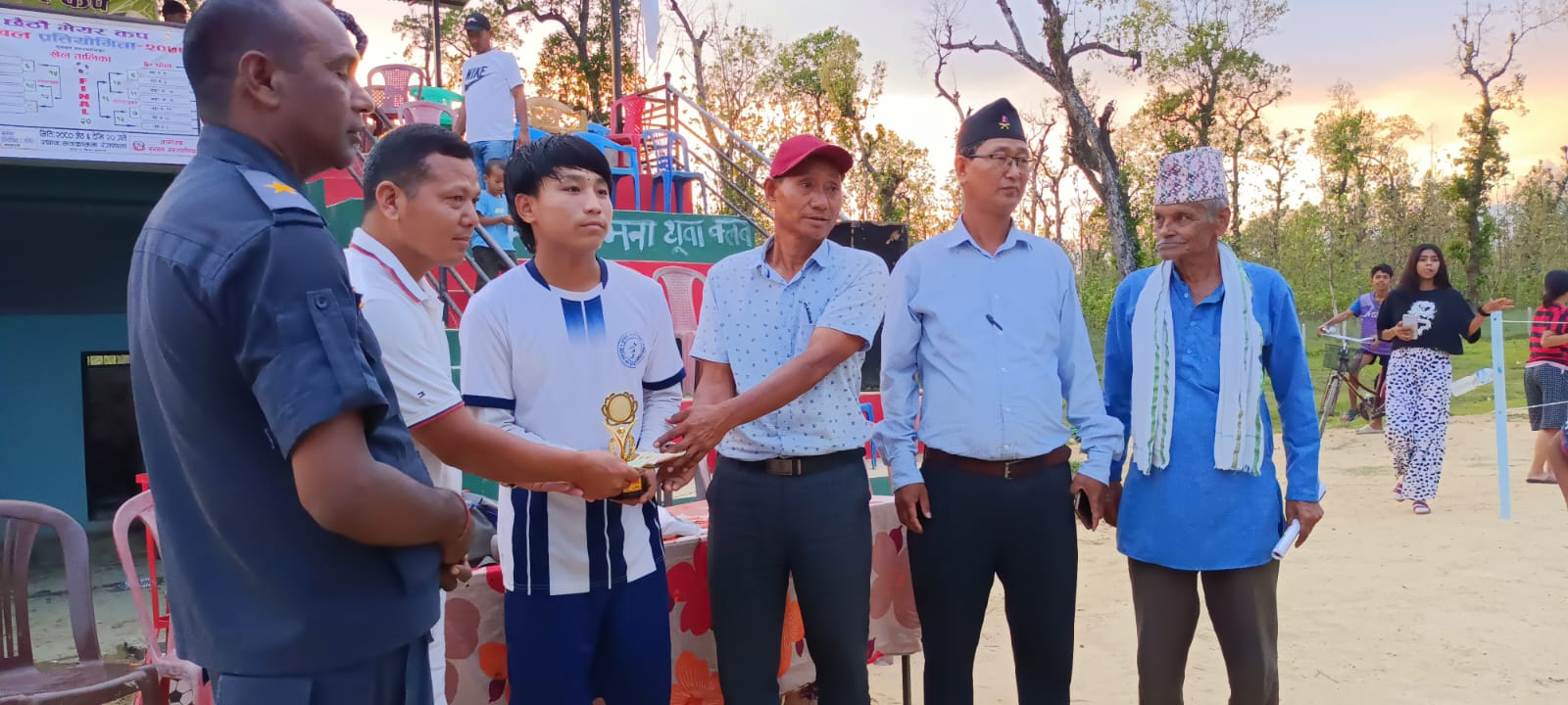 पहिलाे क्वाटरफाइनल खेलमा वडा नम्बर १० विजयी