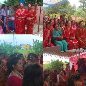 सारिका चौधरीको आयोजनामा तिज बिशेष सांस्कृतिक कार्यक्रम